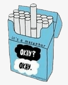 #okay #cigarro #cigarrillo #tumblr - Fault In Our Stars Art, HD Png Download, Transparent PNG