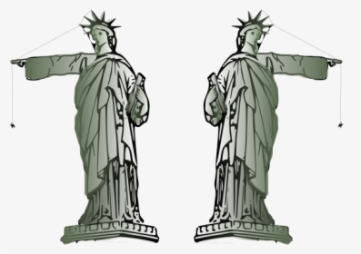 Mikadiou - Statue Of Liberty Pointing, HD Png Download, Transparent PNG
