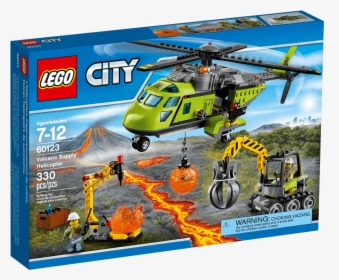 Transparent Helicoptero Png - Lego City Volcano 60125, Png Download, Transparent PNG