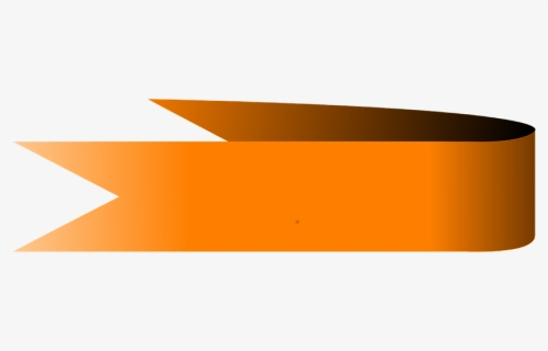 Orange Banner No Background, HD Png Download , Transparent Png Image -  PNGitem
