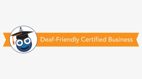 Deaffriendly Certified Deaf Friendly Business Logo - Deaf Friendly Certified, HD Png Download, Transparent PNG