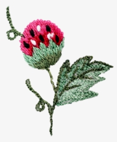 #scembroidery #strawberry #green #vine #fruit - Cross-stitch, HD Png Download, Transparent PNG