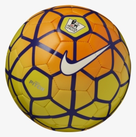 Nike Pitch Pl Yellow/total Orange/violet/white - Orange And White Nike Soccer Ball, HD Png Download, Transparent PNG