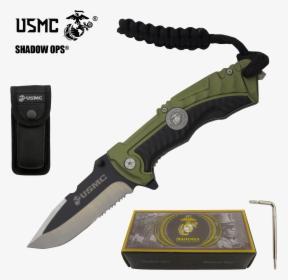Clip Case Pocket Knife - Us Marines, HD Png Download, Transparent PNG