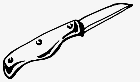 Drawing Knives Pocket - Knife Clip Art Black And White, HD Png Download, Transparent PNG