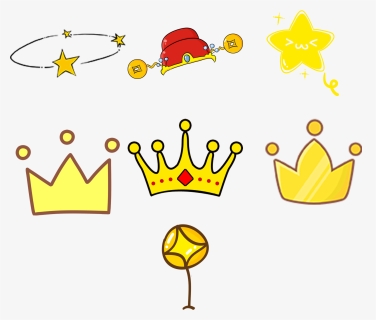 Drawn Crown Transparent Hand - Vương Miện Cartoon, HD Png Download, Transparent PNG