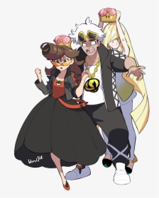 Crowning Guzma With The Super Crown, Drawn By @lilirulu - Guzma Super Crown, HD Png Download, Transparent PNG
