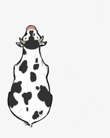 Cow From Above - Cow Drawing From Above, HD Png Download, Transparent PNG