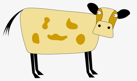 Cow Yellow Clipart, HD Png Download, Transparent PNG