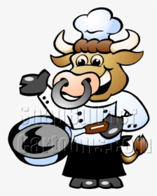 Chef Cow - Bull Chef, HD Png Download, Transparent PNG