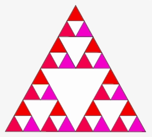 Transparent Triangulos Png - Animated Gif Sierpinski Triangle, Png Download, Transparent PNG