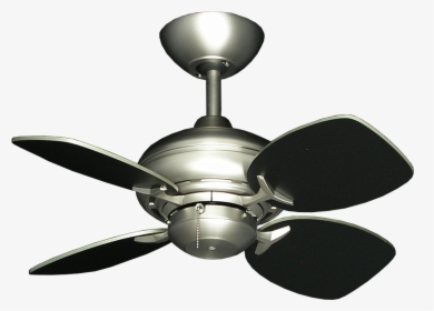 Small Black Ceiling Fan Lighting And Ceiling Fans - Mini Blade Ceiling Fan, HD Png Download, Transparent PNG