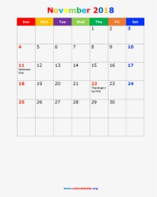 Clip Art Cute Calendar Template - December 2018 Calendar Png, Transparent Png, Transparent PNG