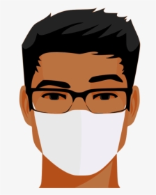 Beard,head,vision Care - Man With Face Mask Png, Transparent Png, Transparent PNG