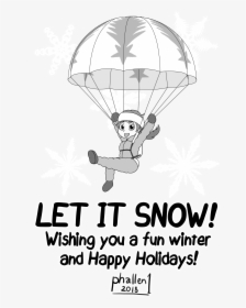 Let It Snow Holiday E-card - Illustration, HD Png Download, Transparent PNG