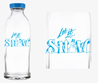 Let It Snow - Environmental Water Bottle Design, HD Png Download, Transparent PNG