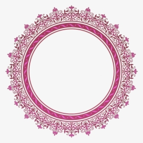 Frame Marco Round Circular Circulo Circle Círculo Decor - Eid Mubarak Frame Png, Transparent Png, Transparent PNG