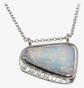 Opal & Diamond Necklace   Class - Crystal Nallapusalu, HD Png Download, Transparent PNG
