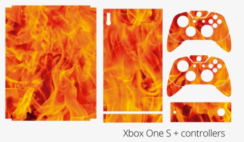 Fire Xbox Skin Sticker - Fire Xbox Controllers, HD Png Download, Transparent PNG