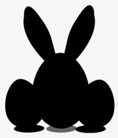 Domestic Rabbit Hare Clip Art Pattern Silhouette - Domestic Rabbit, HD Png Download, Transparent PNG