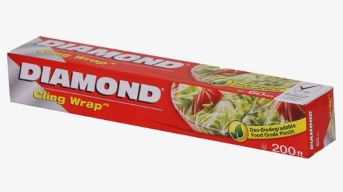 Diamond Cling Wrap 200 Ft - Chewing Gum, HD Png Download, Transparent PNG