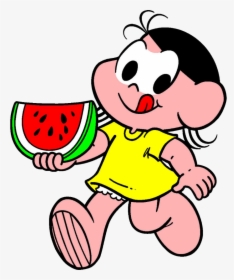 #turmadamonica #magali #happy #watermelon #sandia🍉 - Magali Sandia, HD Png Download, Transparent PNG