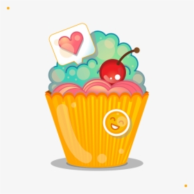 Bun, Muffinka, Cupcakes, Pastry Shop, Dessert, Eating, HD Png Download, Transparent PNG