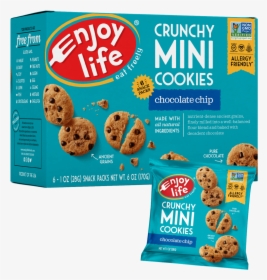 Enjoy Life Mini Crunchy Chocolate Chip Cookies, HD Png Download, Transparent PNG