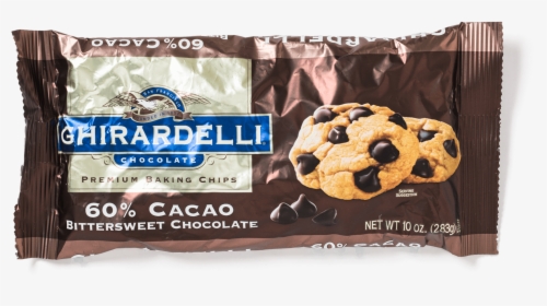 Chocolate Chips Chocolate Cookie Brand , Transparent - Dark Chocolate Chips Ghirardelli, HD Png Download, Transparent PNG