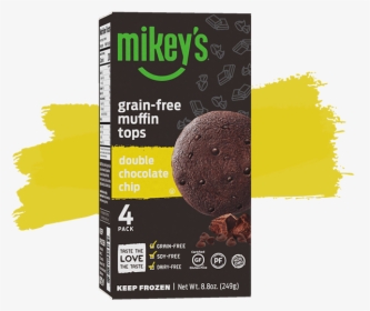Mikey's Double Chocolate Chip Muffin Tops, HD Png Download, Transparent PNG