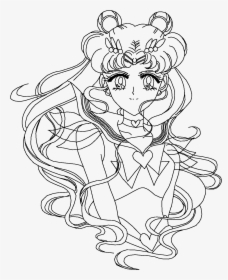 Sailor Clipart Couple - Sailor Moon Crystal Coloring Pages, HD Png Download, Transparent PNG