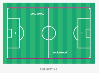 Soccer Side Netting - Soccer Field, HD Png Download, Transparent PNG