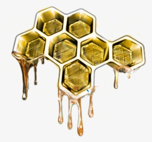 #honey #honeycomb #drip #drips #dripping #honeydripping - Dripping Honeycomb Tattoo, HD Png Download, Transparent PNG