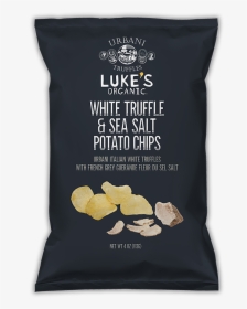 Potato Chips White Truffle Sea Salt - Luke's Truffle Chips, HD Png Download, Transparent PNG
