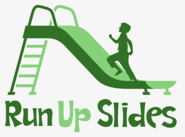 Children Running Clipart - Side View Of A Slide, HD Png Download, Transparent PNG