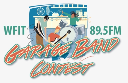 Wfit S 3rd Annual Garage Band Contest - Graphic Design, HD Png Download, Transparent PNG