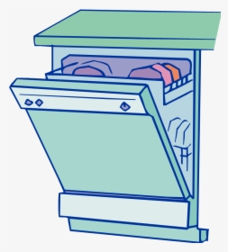 Icon Dishwasher Vector - Dishwasher Clip Art Transparent Background, HD Png Download, Transparent PNG