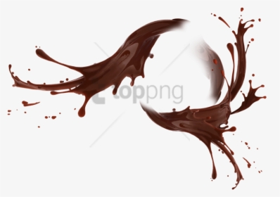 Free Png Milk Glass Splash Png Png Image With Transparent - Splash De Chocolate En Png, Png Download, Transparent PNG
