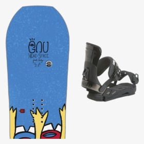 Gnu Asym Fb Head Space C3 2018 Drake Super Sport Black - Snowboard, HD Png Download, Transparent PNG