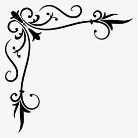 Corner Scroll Clip Art Png - Corner Design Transparent, Png Download, Transparent PNG