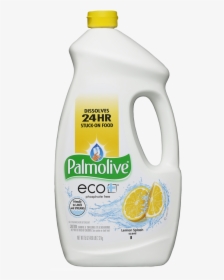 Palmolive Eco+ Dishwasher Liquid Detergent Lemon Splash, HD Png Download, Transparent PNG