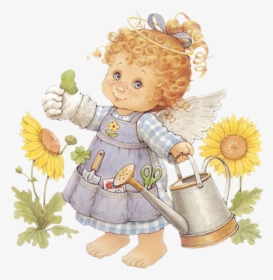 Ruth Morehead Baby Garden - Cute Angels Clip Art Free, HD Png Download, Transparent PNG