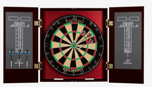 Eastpoint Sports Derbyshire Dartboard Cabinet Set , - Coors Light Dart Board, HD Png Download, Transparent PNG