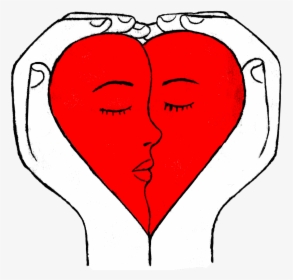 #love #hands #heart #brokenheart #sad #tear #person - Heart With Hands Sad, HD Png Download, Transparent PNG