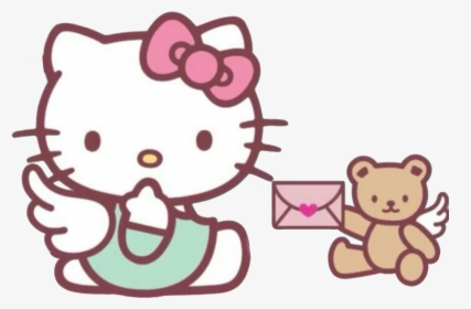 Image - Hello Kitty Logo Pink, HD Png Download, Transparent PNG