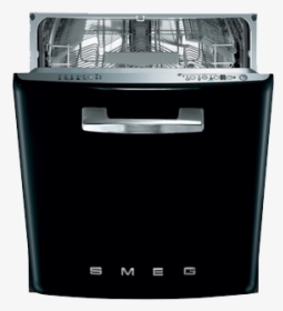 Smeg 50 S Style Au - Black Smeg Dishwasher, HD Png Download, Transparent PNG