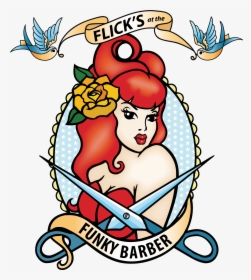 Hairdresser Clipart Lady Barber - Vintage Rocks Hair Parlour, HD Png Download, Transparent PNG