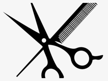 Scissor Clipart Hairdresser - Transparent Hair Scissors Clipart, HD Png Download, Transparent PNG