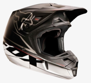 Motorcycle Helmets Png Free Download - Fox V2 Matte Black Helmet, Transparent Png, Transparent PNG