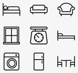 Free Icons Designed - Furniture And Appliances Icon, HD Png Download, Transparent PNG